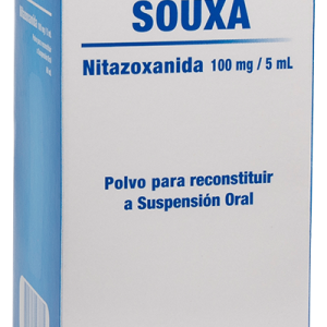 SOUXA 100MG/5ML POLVO PARA RECONSTITUIR A SUSP FX60ML (NITAZOXANIDA) (PROFMA)