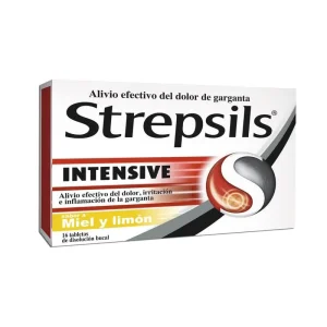 STREPSILS INTENSIVE MIEL Y LIMON CX16 TB (FLURBIPROFENO)