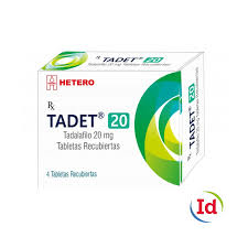TADET 20MG CX4 TAB RECUBIERTAS (TADALAFILO) (HETERO)