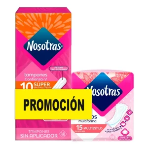 TAMPON NOSOTRAS DIGITAL SUPER PX10 +15 MULTIESTILO(PRODUCTOS FAMILIA)