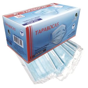 TAPABOCAS AZUL E.I CX50UND (UKAINT)