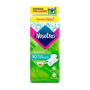 TOALLA HIGIENICA NATURAL PLUS CANAL GEL PQX30(PRODUCTOS FAMILIA)