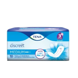 TOALLA TENA DISCREET MEDIUM PQX10(PRODUCTOS FAMILIA)