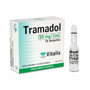 TRAMADOL 50MG/ML CX10 AMP (VITALIS)