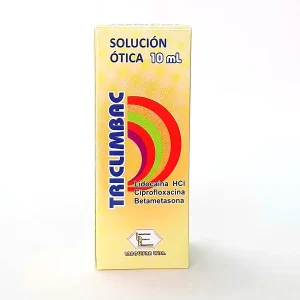 TRICLIMBAC SOL OT FX10 ML (LIDOCAINA+CIPROFLOXACINA+BETAMETASONA)(LABQUIFAR)