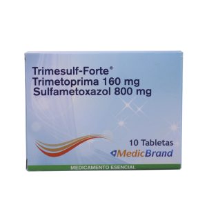 TRIMESULF-FORTE 160/800 CX 10 TB (TRIMETOPRIM+SULFAMETOXAZOL)(MEDIBRAND)