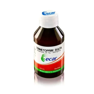 TRIMETOPRIM SULFA 40MG + 200MG/5ML JBE X 120ML(LABORATORIOS ECAR)