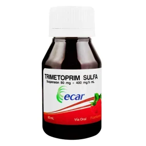 TRIMETOPRIM SULFAMETOXAZOL F 80/400MG FX60 ML SUSP(LABORATORIOS ECAR)