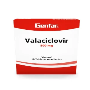 VALACICLOVIR 500MG CX10TAB RECUBIERTAS(GENFAR)