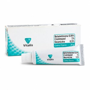 CLOTRIMAZOL+NEOMICINA+BETAMETASONA TX20G CR (2+1) (VITALIS)
