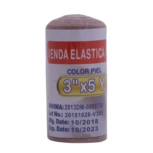 VENDA ELASTICA PIEL 3" X 5 YDS (BEGUT)