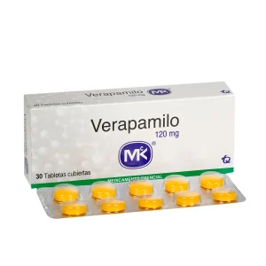 VERAPAMILO 120MG CX30 TAB(TECNOQUIMICAS)