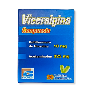 VICERALGINA COMPUESTA 10/325MG CX20 TB(BIOQUIFAR)