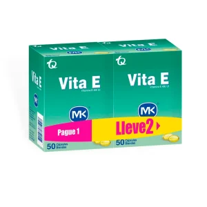 VITA E (VITAMINA E 400 UI)PAGUE 1 LLEVE 2 CX 50 CAP (TECNOQUIMICAS)(TECNOQUIMICAS)