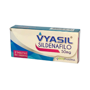 VYASIL 50MG CX2TAB (SILDENAFILO)(BKM PHARMA)