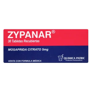 ZYPANAR (MOSAPRIDA CITRATO) 5MG CX30TAB RECUBIERTAS (QUIMICA PATRIC)