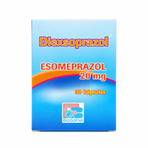 DIEXSOPRAZOL 20MG CX30CAP (ESOMEPRAZOL)(BIOQUIFAR)