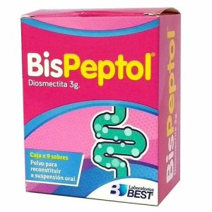 BISPEPTOL DIOSMECTITA X 9 SOBRES
