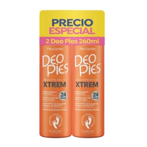 DEO PIES SPRAY XTREM X 260 ML DUO AHORRE 20%