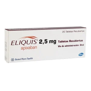 ELIQUIS APIXABAN 5 MG X 60 TABL