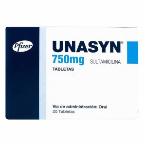 UNASYN SULTAMICILINA 750 MG X 20 TABL