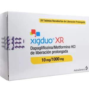 XIGDUO XR METFORMINA DAPAGLIFOZINA 1000 10 MG X 28 TABL