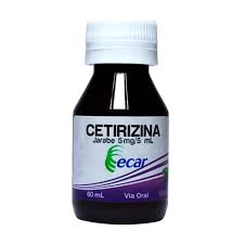 CETIRIZINA 5 MG/5 ML JARABE - FCO x 60 ML - SABOR MORA AZUL