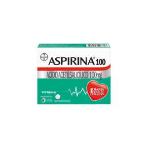ASPIRINA 100 MG - CAJA x 140 TAB