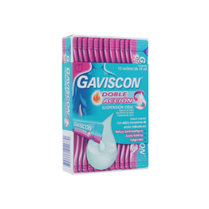 GAVISCON LIQUIDO DOBLE ACCION - CAJA x 12 SACHETS x 10 ML