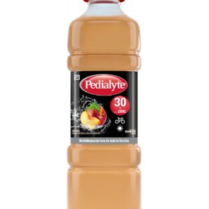PEDIALYTE 30 MEQ CON ZINC SLN ORAL - BOTELLA x 500 ML - SABOR DURAZNO