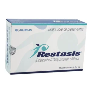 RESTASIS 0.05% EMULSION OFT - CAJA x 30 VIALES x 0.4 ML C/U (UNIDOSIS)