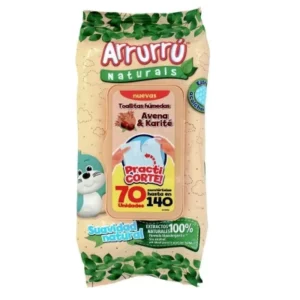 TOALLITAS HUMEDAS EXTRA ACOLCHADITAS AVENA & KARITE - PAQUETE x 70 UNID