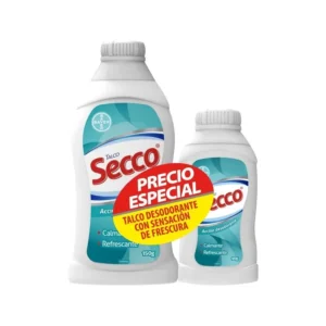 PREPACK TALCO SECCO - FCO x 150 GR + FCO x 90 GR - OFERTA ESPECIAL