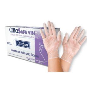 GUANTE VINILO TRANSPARENTE TALLA S - CAJA x 100 UND