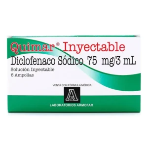 QUIMAR 75 MG SLN INY - CAJA x 6 AMP