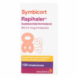 SYMBICORT RAPIHALER 80 MCG/4.5 MCG SUSP PARA INH - FCO x 120 DOSIS