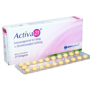 ACTIVA 21 SUAVE 0.1 MG/0.02 MG - CAJA x 21 GRAG