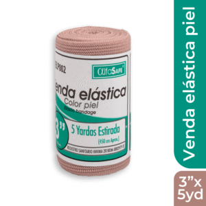VENDA ELASTICA COLOR PIEL ALFA SAFE 3`*5 YDS x UNID