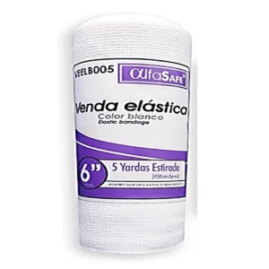 VENDA ELASTICA BLANCA ALFASAFE 6 x 5 YD x UNID