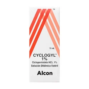 CYCLOGYL 1 % SLN OFT ESTERIL - FCO x 15 ML