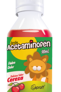 ACETAMINOFEN 150 MG/5 ML JARABE - FCO x 90 ML - SABOR CEREZA