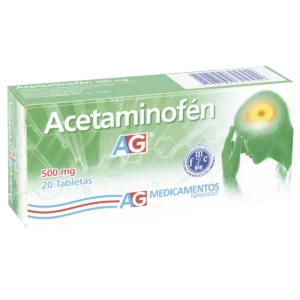 ACETAMINOFEN 500 MG - CAJA x 20 TAB