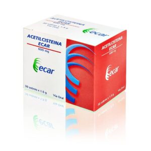 ACETILCISTEINA 600 MG - CAJA x 30 SOBRES x 1.5 GR C/U