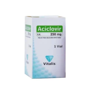 ACICLOVIR 250 MG POLVO LIOFI PARA RECONS A SLN INY - CAJA x 1 FCO VIAL