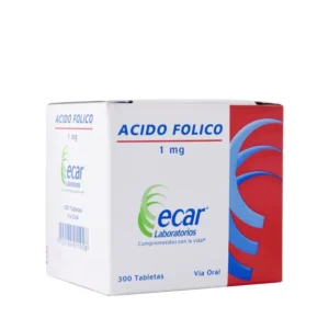 ACIDO FOLICO 1 MG - CAJA x 300 TAB