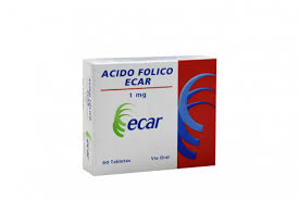 ACIDO FOLICO 1 MG - CAJA x 60 TAB
