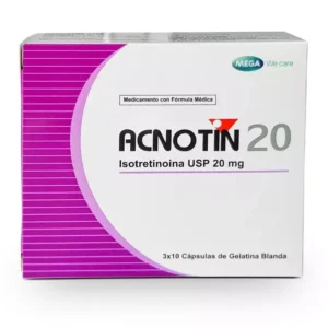 ACNOTIN 20 MG - CAJA x 30 CAP BLANDAS