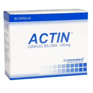 ACTIN 120 MG - CAJA x 30 CAP