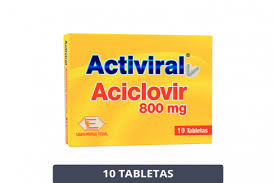 ACTIVIRAL 800 MG - CAJA x 10 TAB