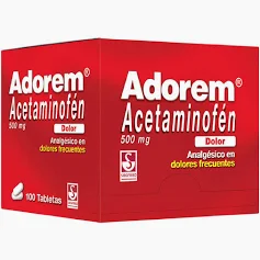 ADOREM 500 MG - CAJA x 100 TAB
